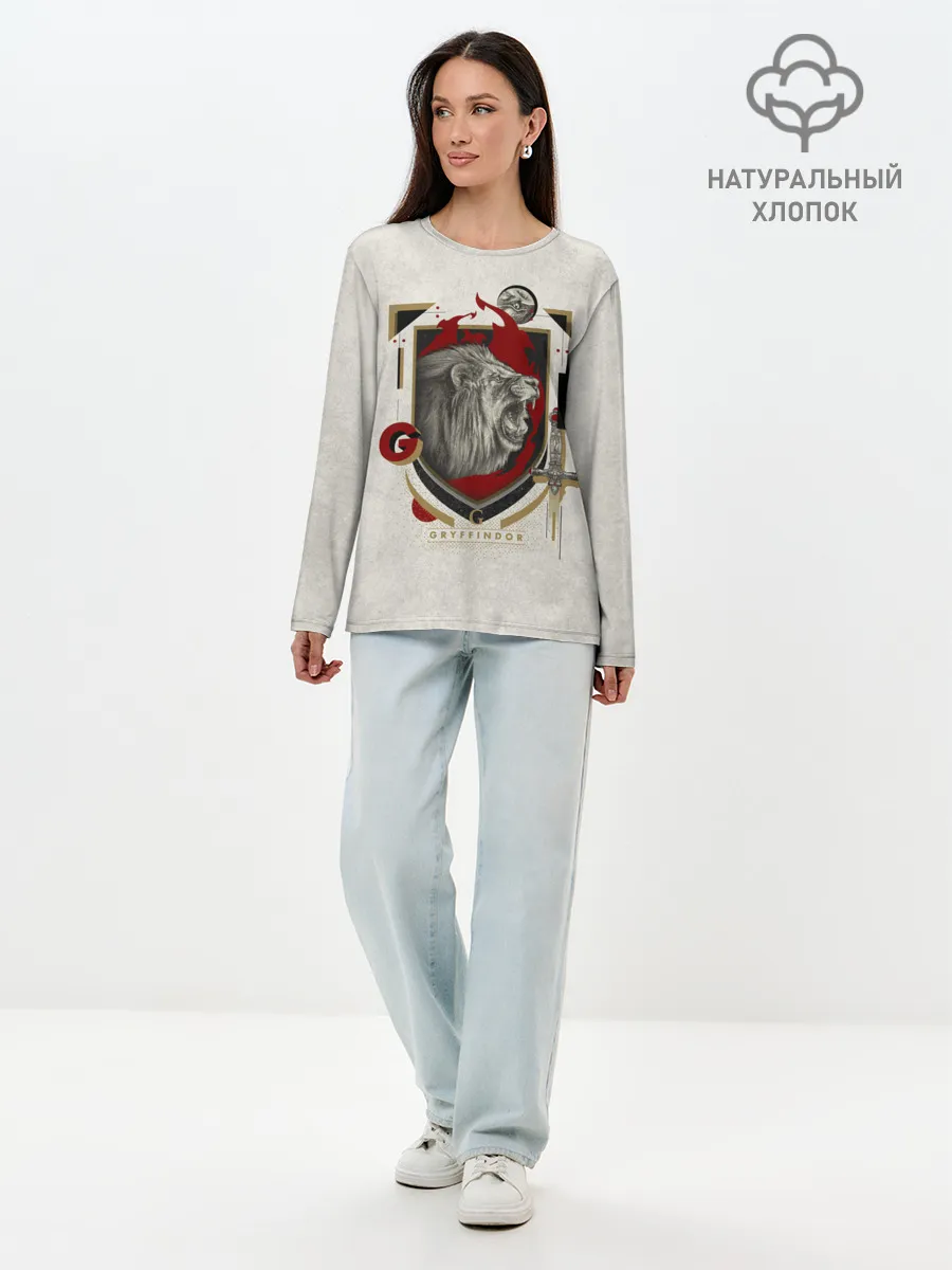 Лонгслив женский. Хлопок / Гарри Поттер