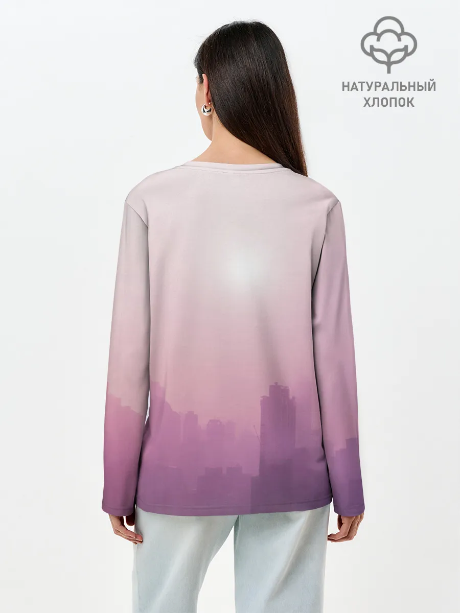 Лонгслив женский. Хлопок / BTS