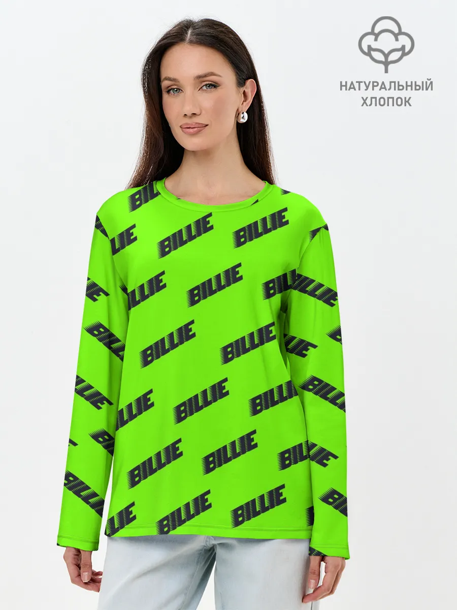 Лонгслив женский. Хлопок / BILLIE EILISH