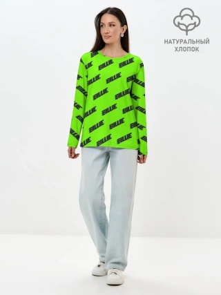 Лонгслив женский. Хлопок / BILLIE EILISH