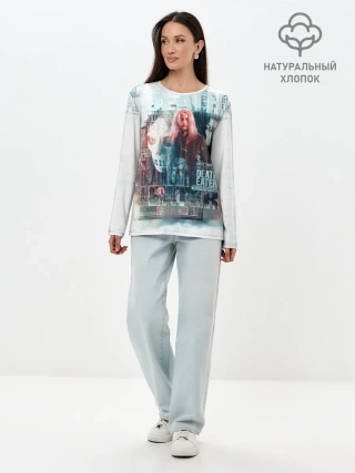 Лонгслив женский. Хлопок / Гарри Поттер