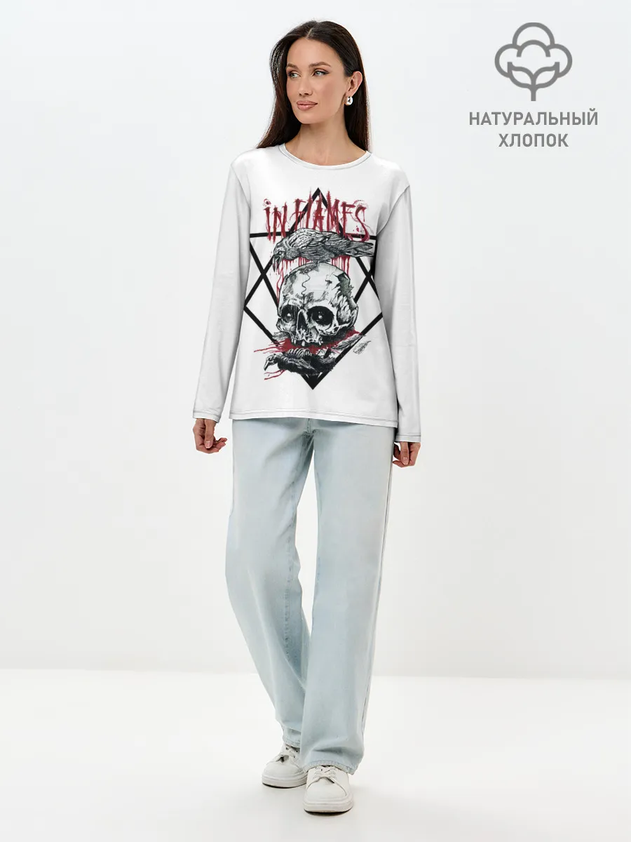 Лонгслив женский. Хлопок / In Flames