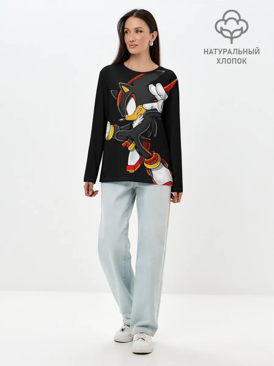 Лонгслив женский. Хлопок / SHADOW