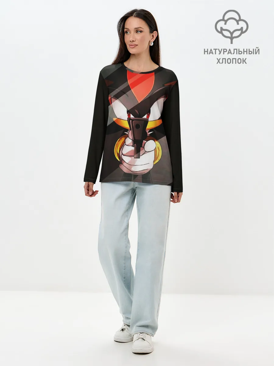 Лонгслив женский. Хлопок / SHADOW