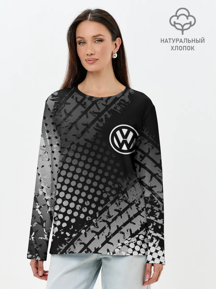Лонгслив женский. Хлопок / Volkswagen