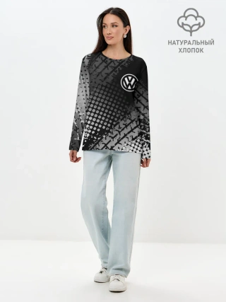 Лонгслив женский. Хлопок / Volkswagen