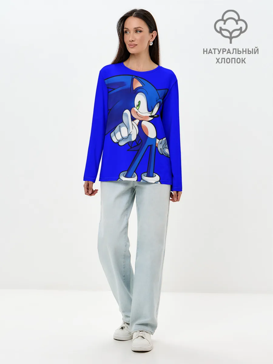 Лонгслив женский. Хлопок / SONIC