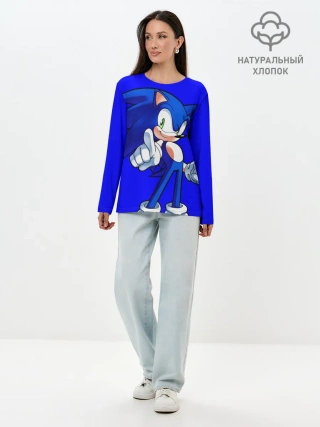 Лонгслив женский. Хлопок / SONIC