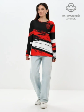 Лонгслив женский. Хлопок / Porsche