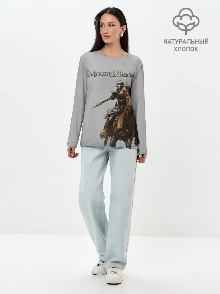 Лонгслив женский. Хлопок / Mount and Blade