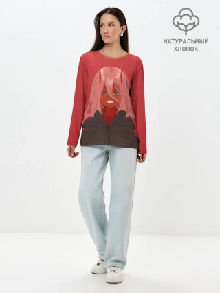 Лонгслив женский. Хлопок / LITTLE DEVIL