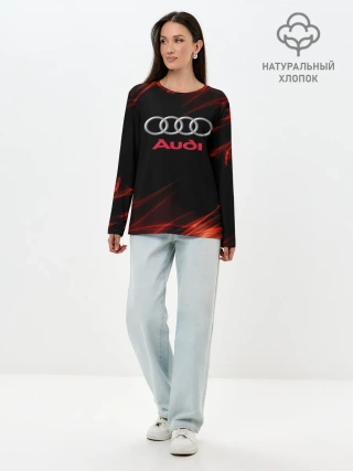 Лонгслив женский. Хлопок / audi