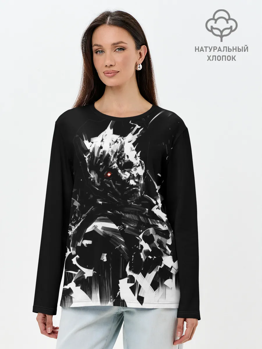 Лонгслив женский. Хлопок / Dead by Daylight