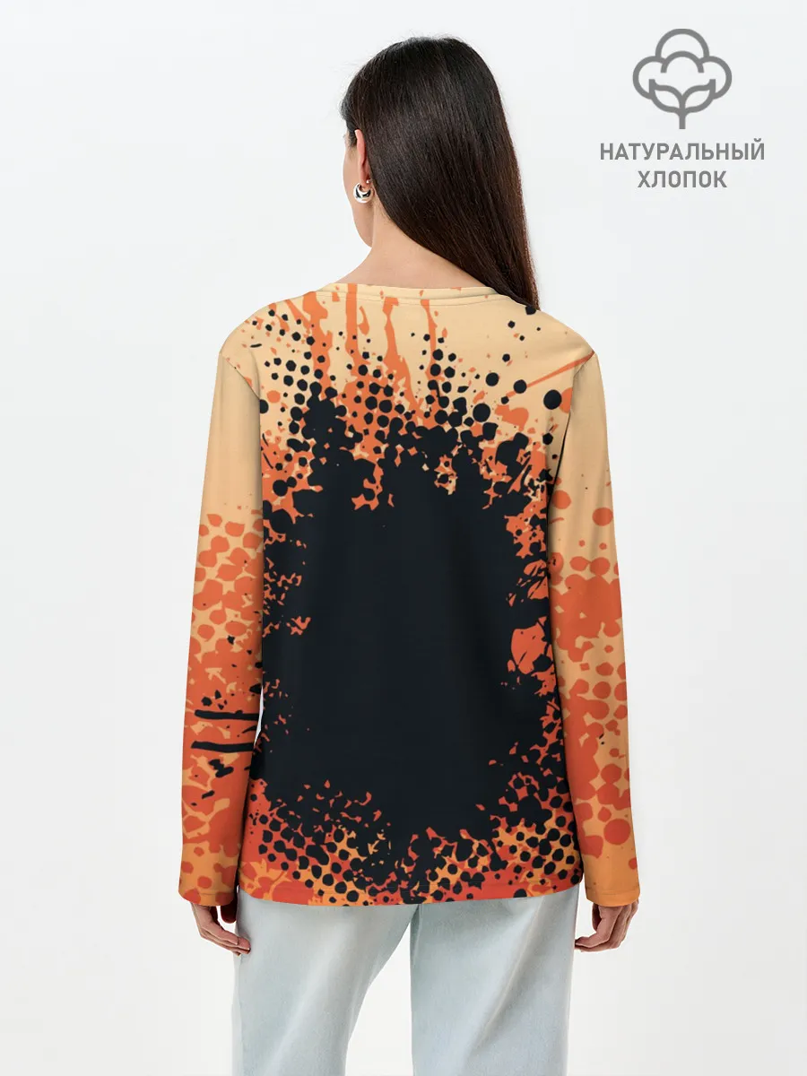 Лонгслив женский. Хлопок / Сталин