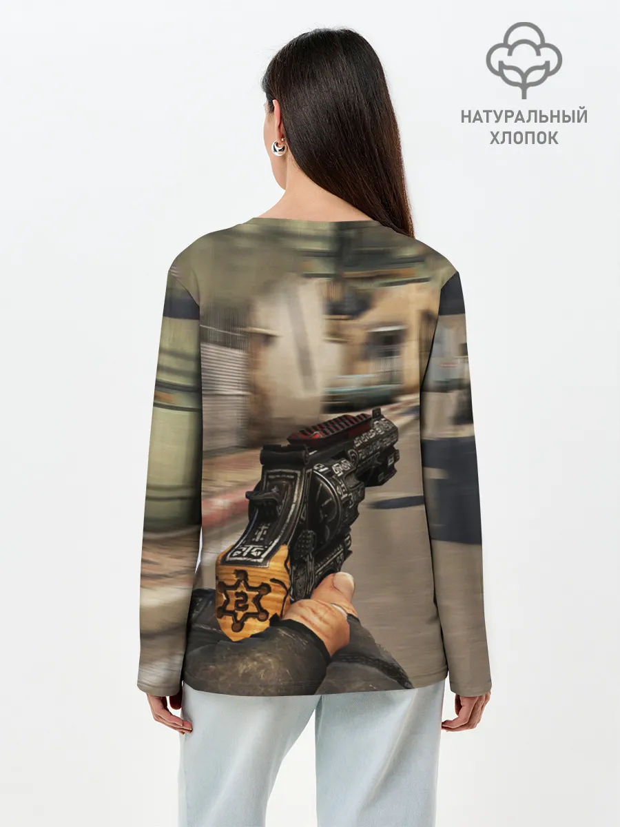 Лонгслив женский. Хлопок / CS:GO