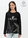 Лонгслив женский. Хлопок / CS:GO