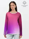 Лонгслив женский. Хлопок / Нежный цвет
