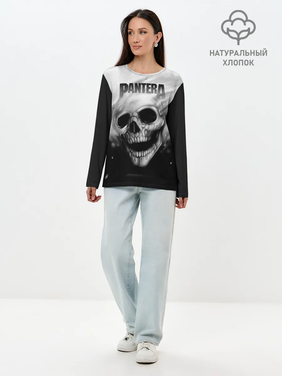 Лонгслив женский. Хлопок / Pantera