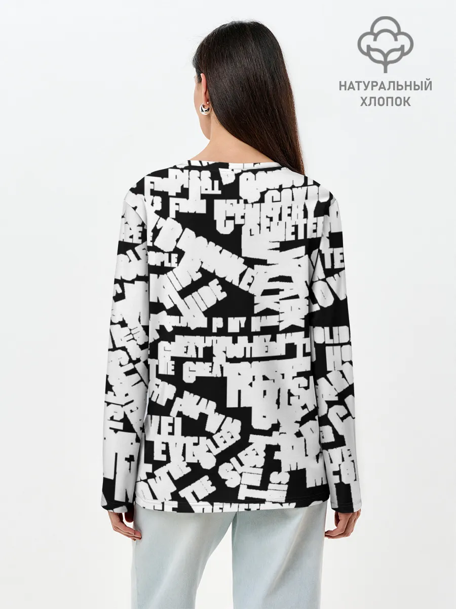 Лонгслив женский. Хлопок / PANTERA