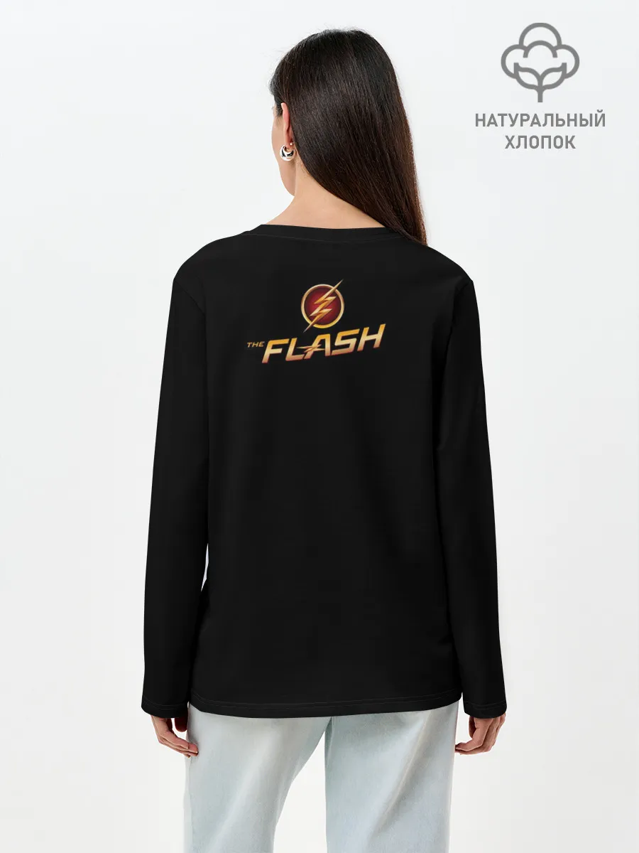 Лонгслив женский. Хлопок / The Flash