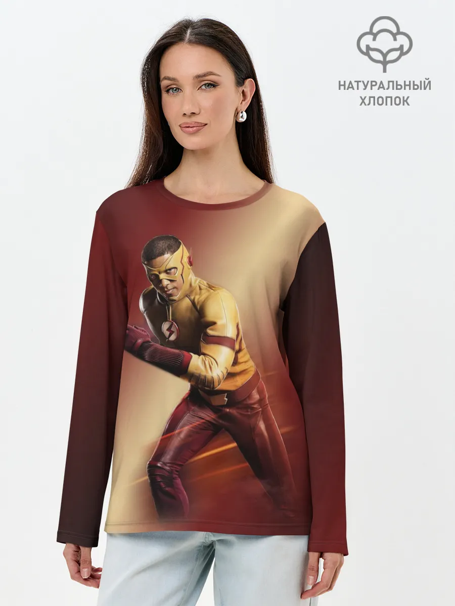 Лонгслив женский. Хлопок / Wally West