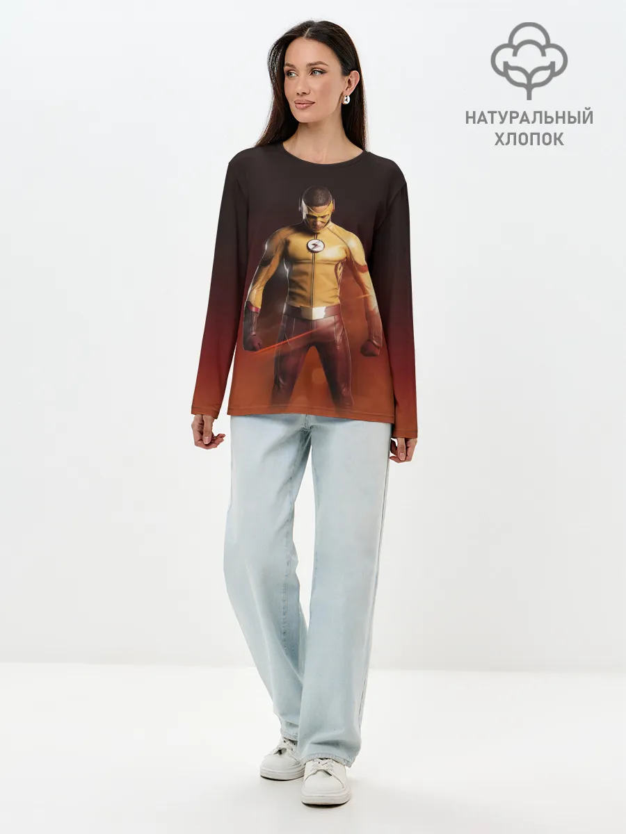 Лонгслив женский. Хлопок / Wally West