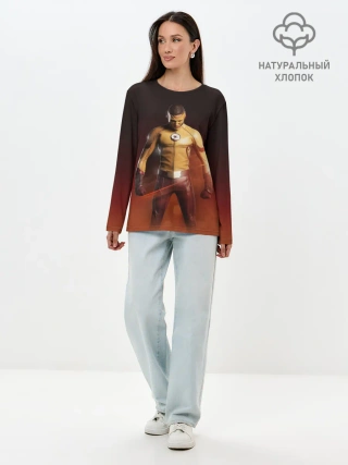 Лонгслив женский. Хлопок / Wally West
