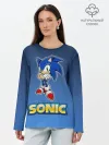 Лонгслив женский. Хлопок / Соник