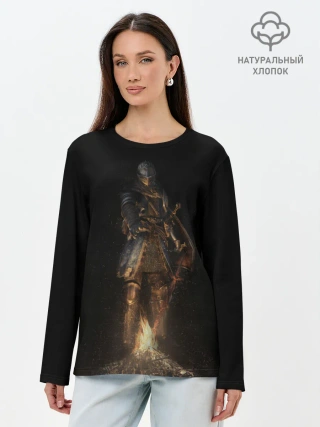 Лонгслив женский. Хлопок / Dark Souls One