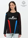 Лонгслив женский. Хлопок / CS GO