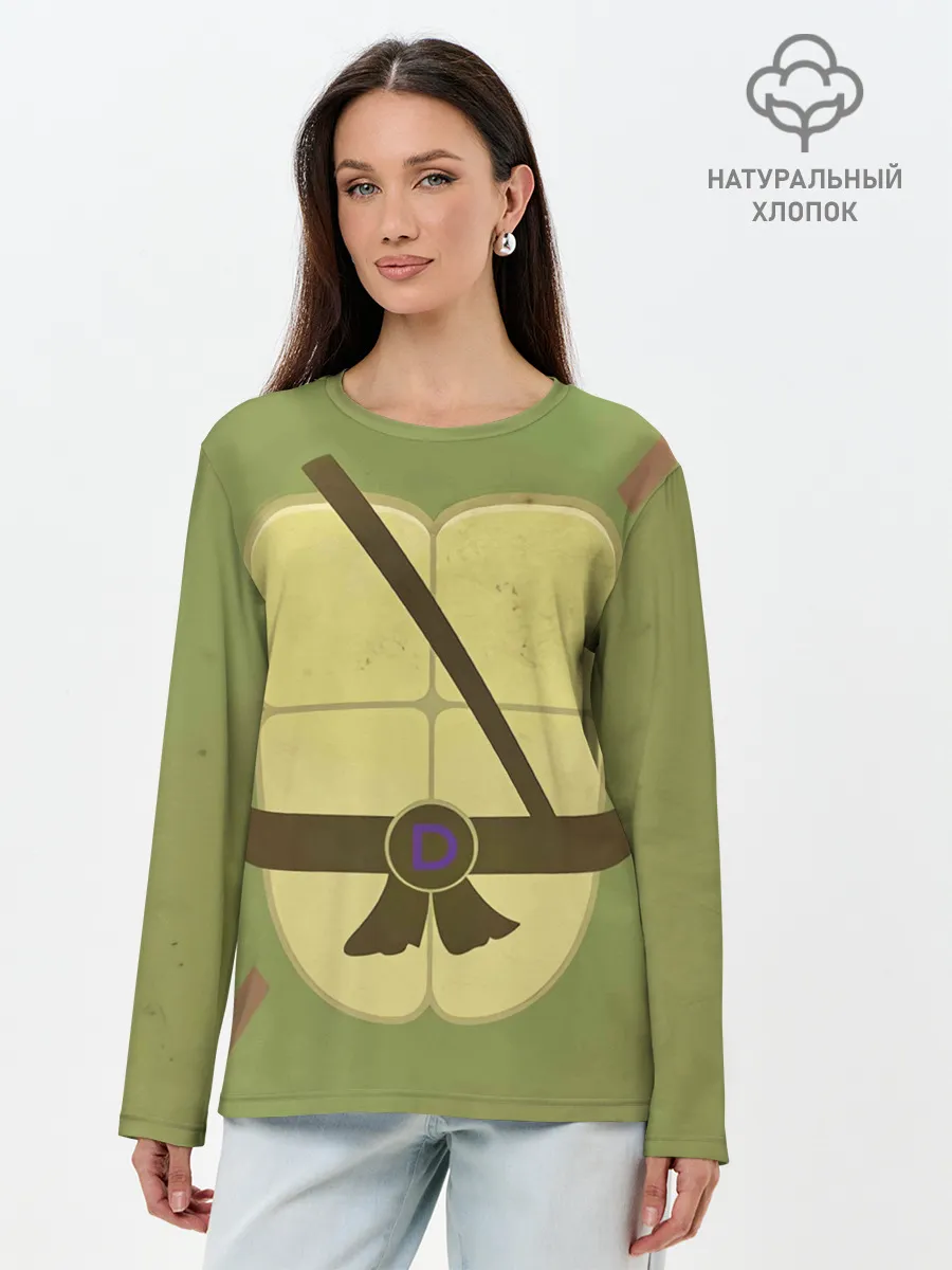 Лонгслив женский. Хлопок / ДОНАТЕЛЛО