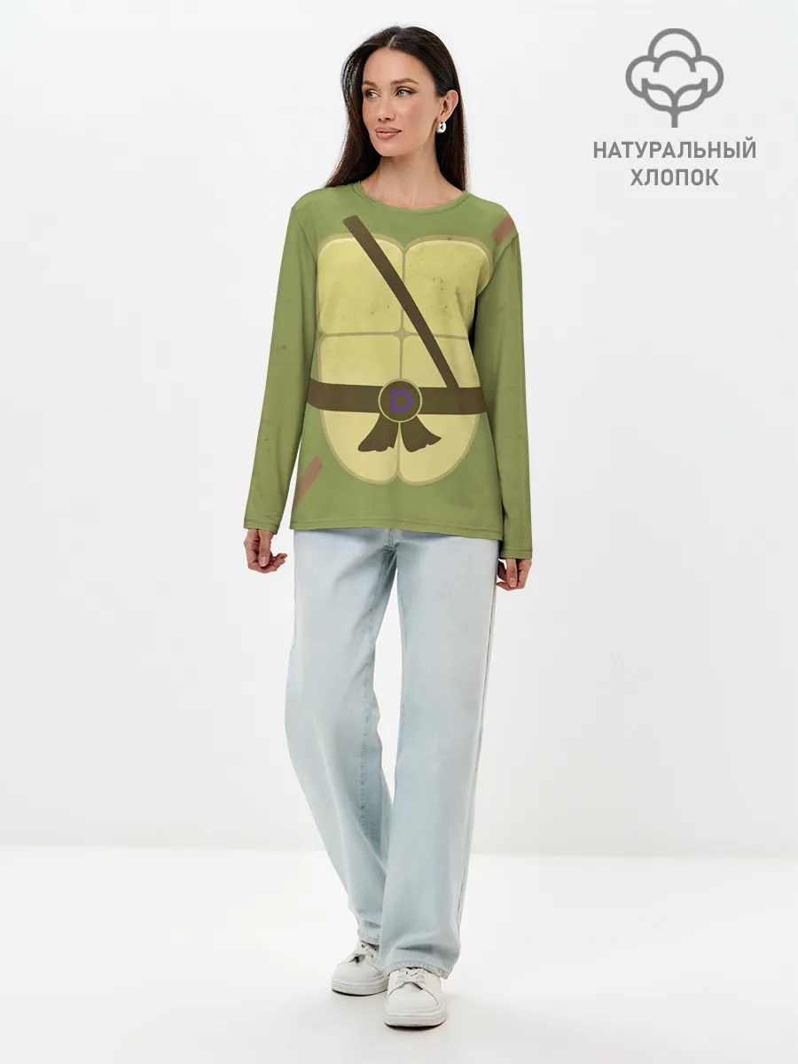 Лонгслив женский. Хлопок / ДОНАТЕЛЛО