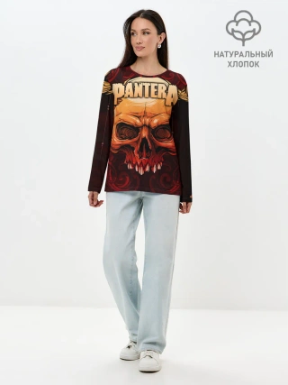 Лонгслив женский. Хлопок / Pantera