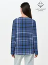 Лонгслив женский. Хлопок / Шотландка | Tartan