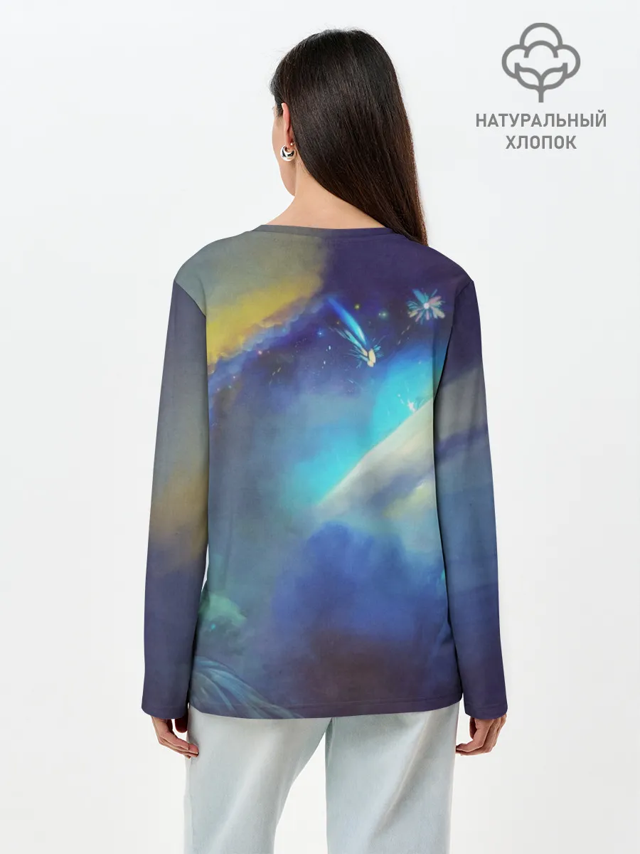 Лонгслив женский. Хлопок / Софи