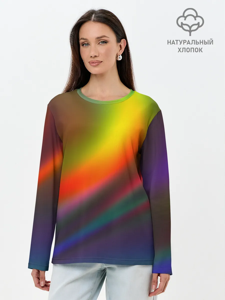 Лонгслив женский. Хлопок / ГРАДИЕНТ