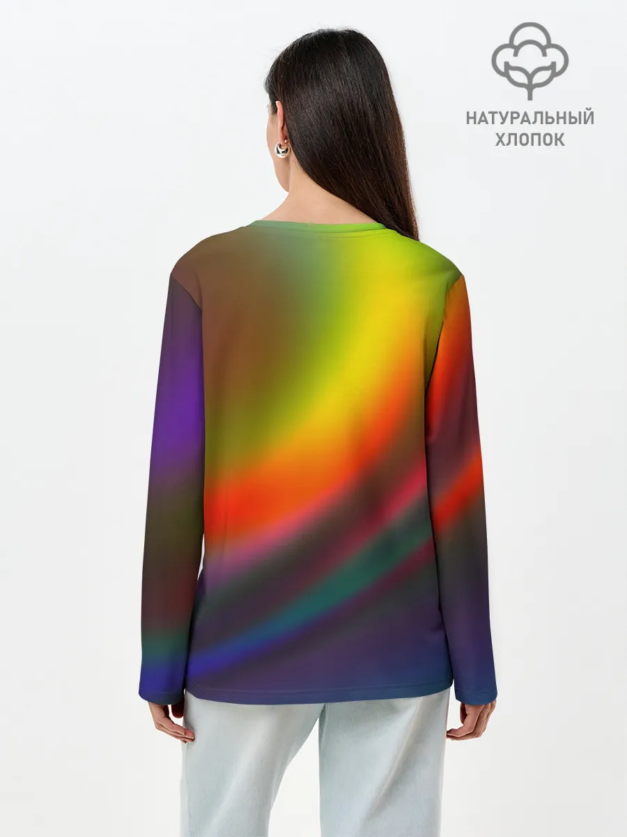 Лонгслив женский. Хлопок / ГРАДИЕНТ