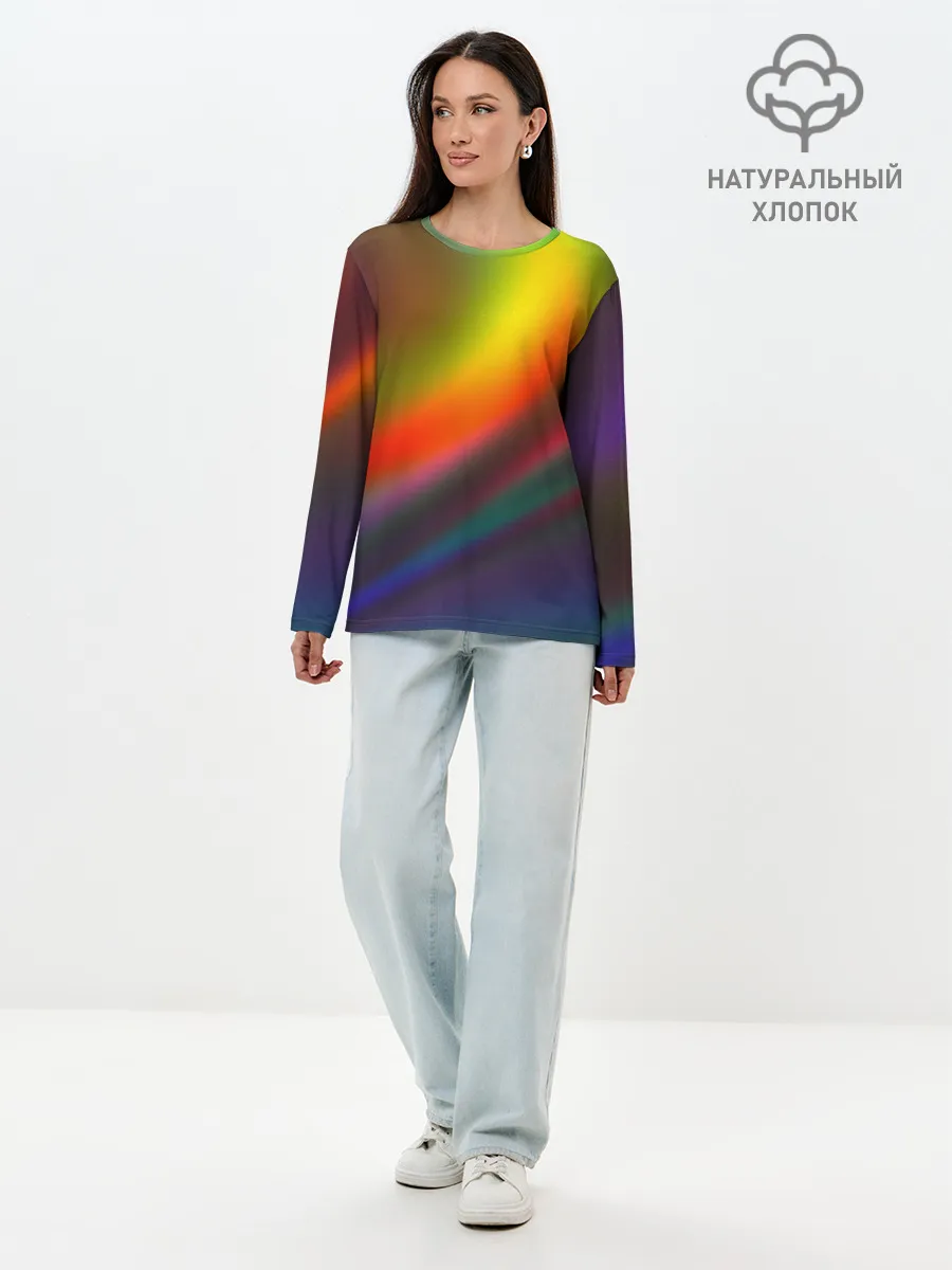 Лонгслив женский. Хлопок / ГРАДИЕНТ