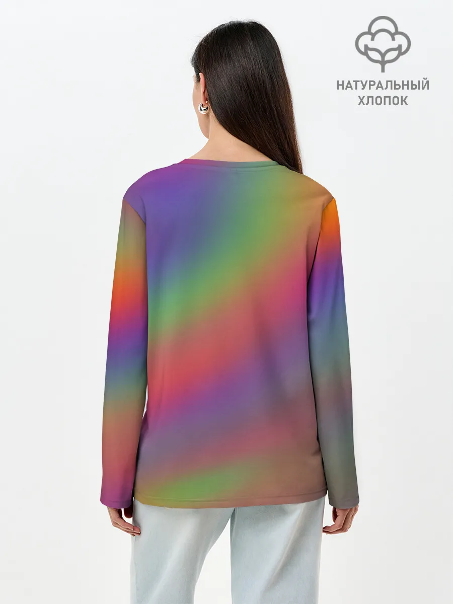 Лонгслив женский. Хлопок / ГРАДИЕНТ