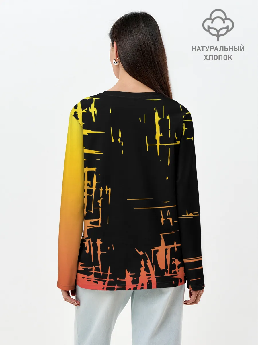 Лонгслив женский. Хлопок / PUBG