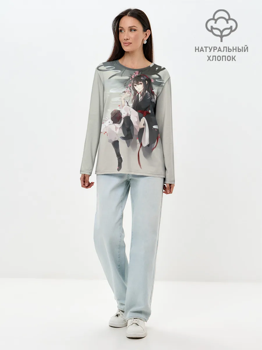 Лонгслив женский. Хлопок / Вэй Усянь