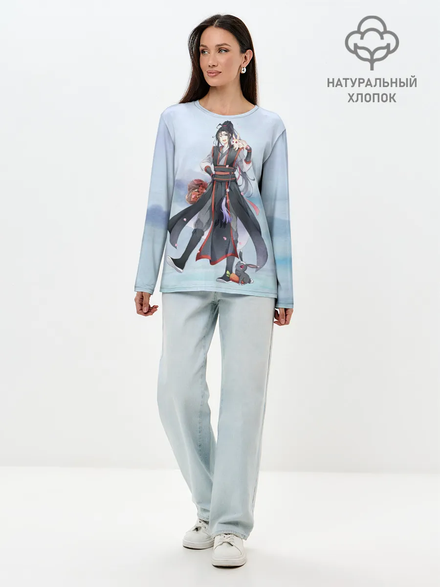 Лонгслив женский. Хлопок / Wei Ying