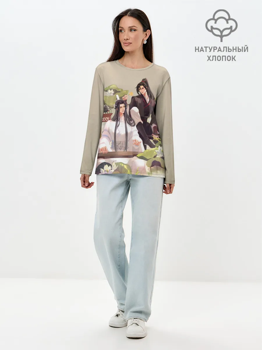 Лонгслив женский. Хлопок / Wei Ying and Lan Zhan