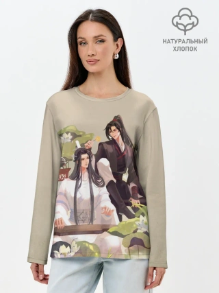Лонгслив женский. Хлопок / Wei Ying and Lan Zhan