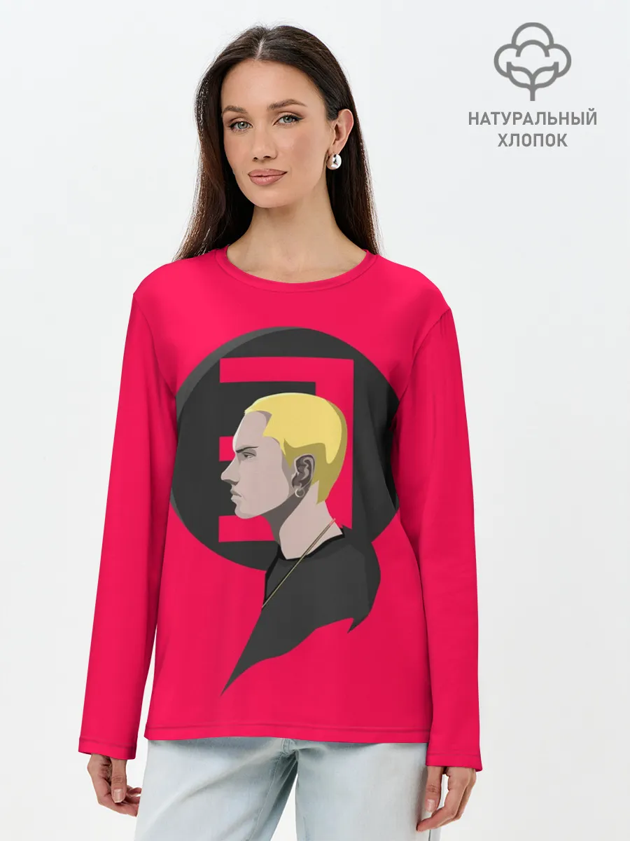 Лонгслив женский. Хлопок / Eminem