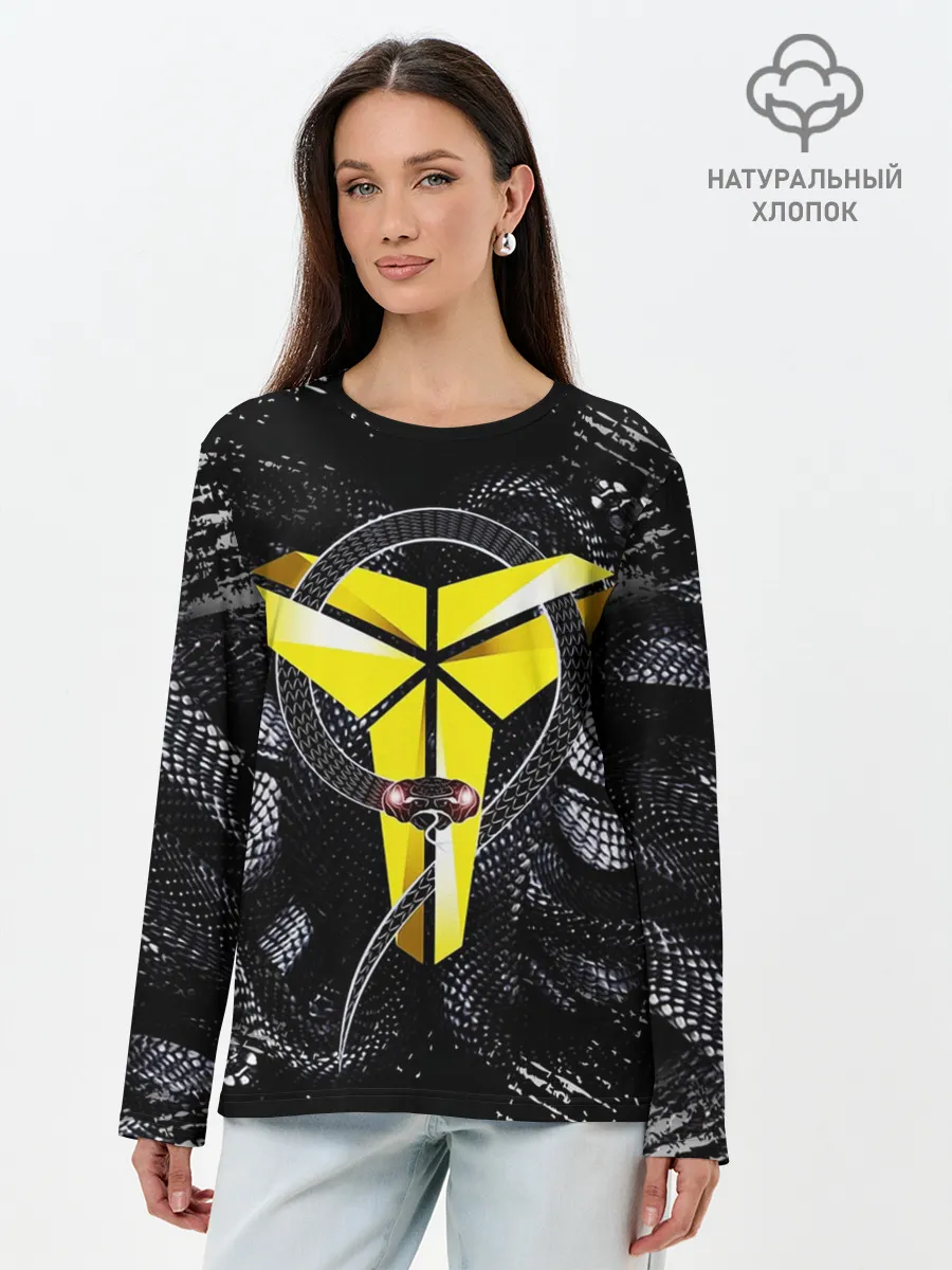 Лонгслив женский. Хлопок / Los Angeles Lakers