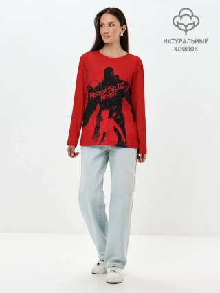 Лонгслив женский. Хлопок / Resident Evil 3
