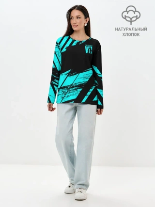 Лонгслив женский. Хлопок / Final Fantasy Cloud