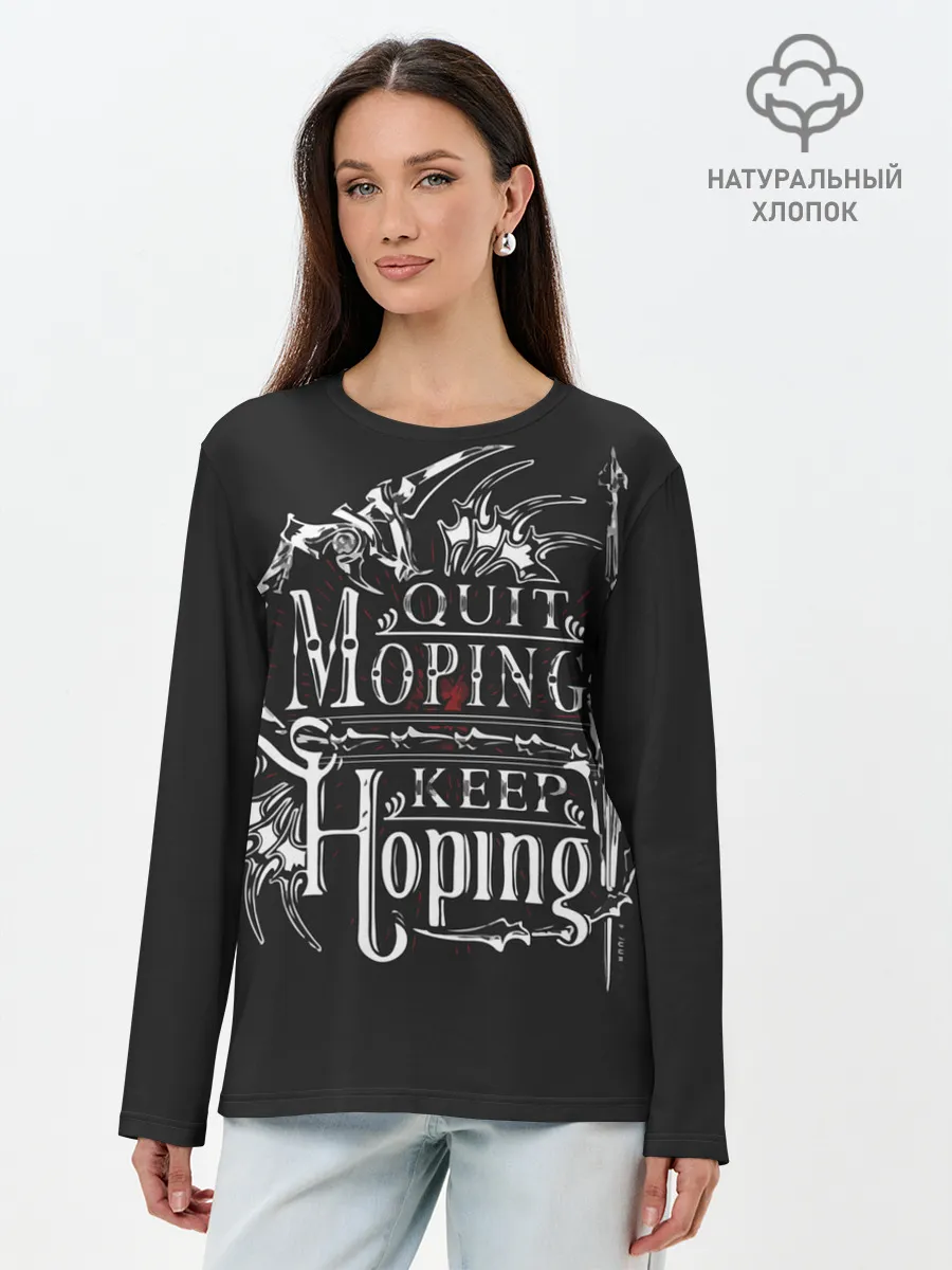 Лонгслив женский. Хлопок / Final Fantasy