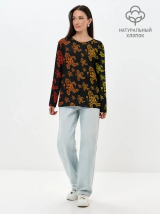 Лонгслив женский. Хлопок / Final Fantasy